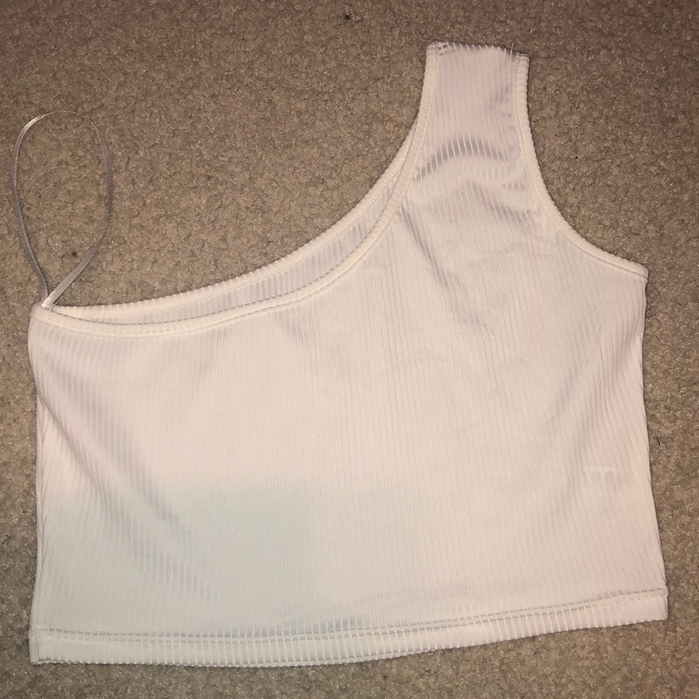 Shein One Shoulder Crop Top